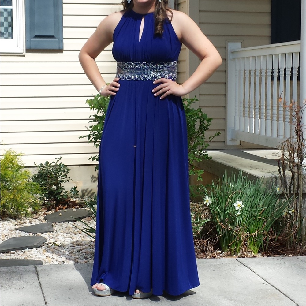 R&M RICHARDS PETITE ,SIZE 10, ROYAL BLUE